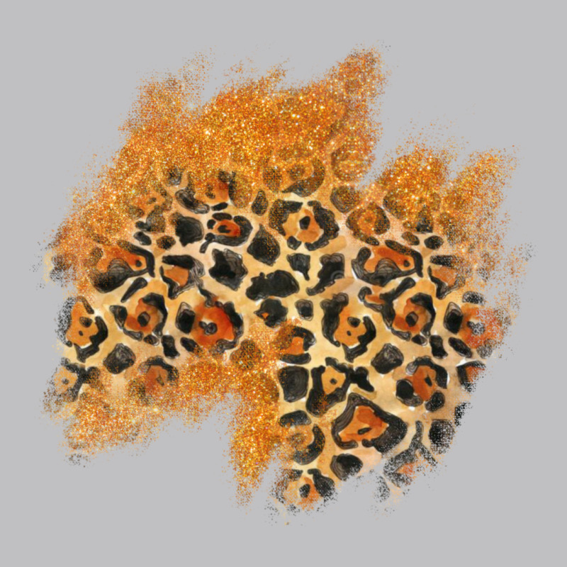 Leopard Glitter Patch Long Sleeve Tee by AdoDesignShop | Teevron