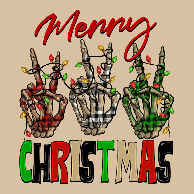 Merry Christmas Skeleton Hands Heavyweight Hoodie by NancyCooperArtShop | Teevron