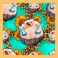 Hedgehog Western Seamless Pattern Vintage Hoodie | Teevron