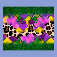 Mardi Gras Leopard And Heart Long Sleeve Tee | Teevron