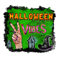 Watercolor Halloween Vibes Premium Tee | Teevron