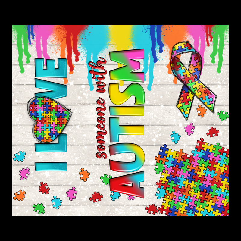 I Love Someone With Autism Urban Hoodie by TumblerDesignByShophia | Teevron