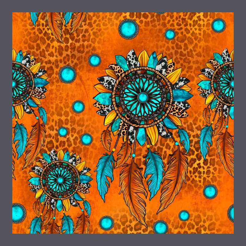 Western Dreamcatchers Seamless Pattern Vintage Hoodie by HRA Design Shop | Teevron