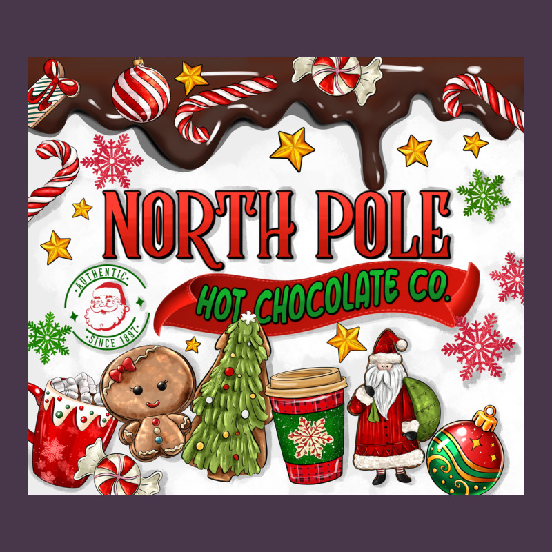 North Pole Hot Chocolate Christmas Heavyweight Hoodie by MaliasSmallBusiness | Teevron
