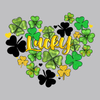 Lucky Heart Shaped Clover Long Sleeve Tee | Teevron