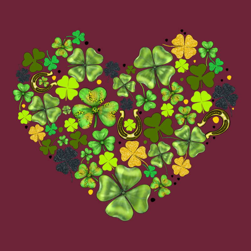 Heart Shaped Clover Long Sleeve Tee by AdoDesignShop | Teevron
