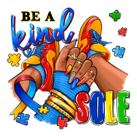 Be a kind sole Autism afro girl sneakers | Teevron
