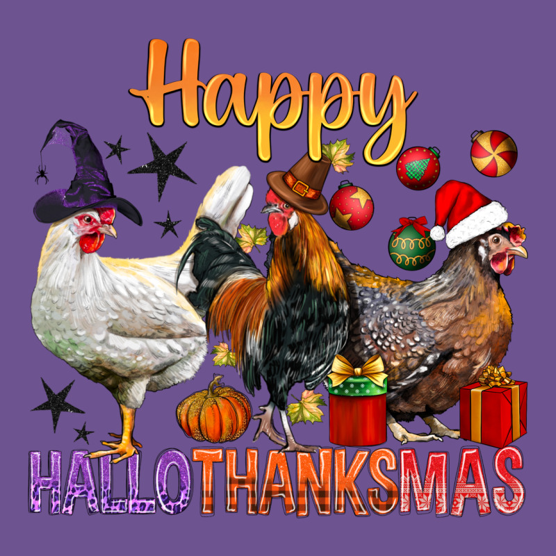 Happy Hallothanksmas Chick Vintage Tee by BundleAndBundleShop | Teevron