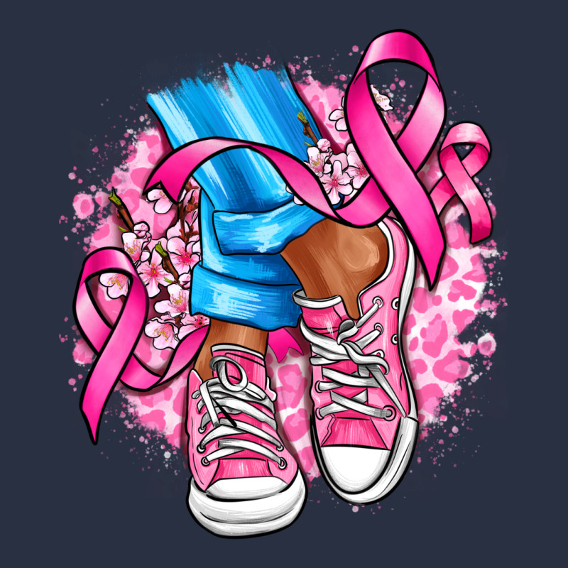 Cancer Ribbon Pink Converse And Flowers Heavyweight Sweatshirt by AdoDesignShop | Teevron
