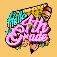 Hello 4th Grade Vintage Hoodie | Teevron