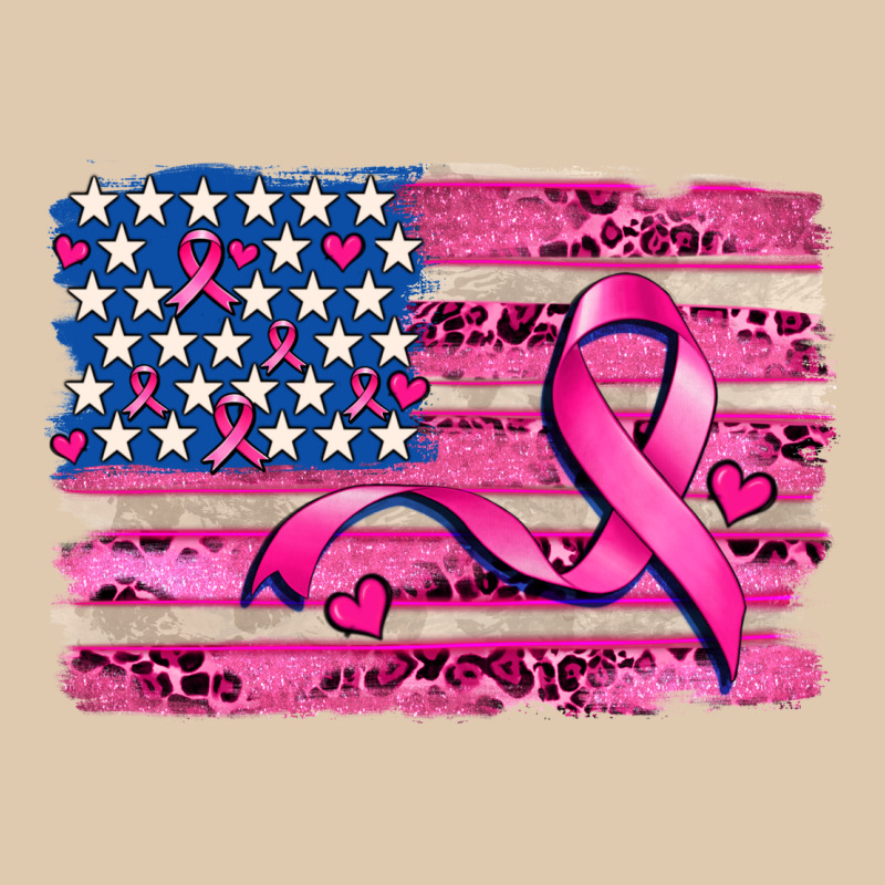 American Flag And  Cancer Ribbon Pattern Heavyweight Sweatshirt by AdoDesignShop | Teevron