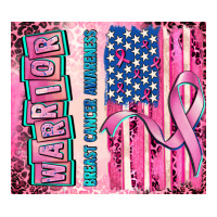 warrior breast cancer and american flag | Teevron