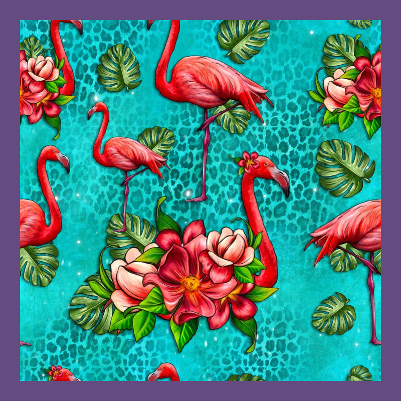 Flamingo Seamless Pattern Vintage Hoodie by HRA Design Shop | Teevron