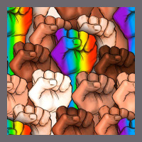 Pride Lgbtq Fists Seamless Pattern Premium Sweatshirt | Teevron