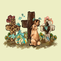 Western Rabbit Bunny With Crosses Easter Day Urban Hoodie | Teevron