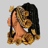 Gold Roses Afro Woman Premium Tee | Teevron