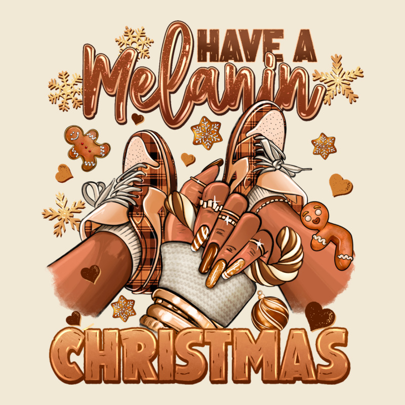 Have A Melanin Christmas Black Girl Sneakers Premium Tee by RanaPortraitStore | Teevron