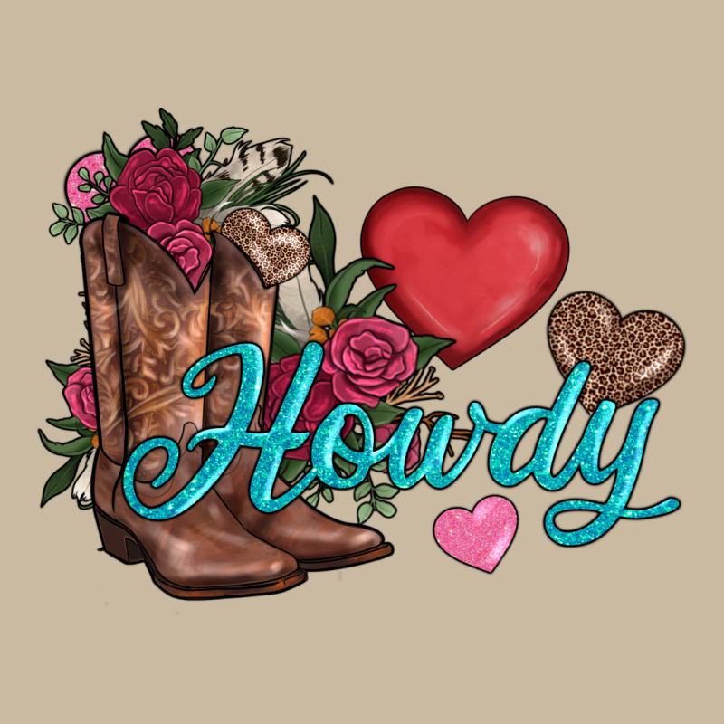 Valentines Day Howdy And Boots Long Sleeve Tee by AdoDesignShop | Teevron
