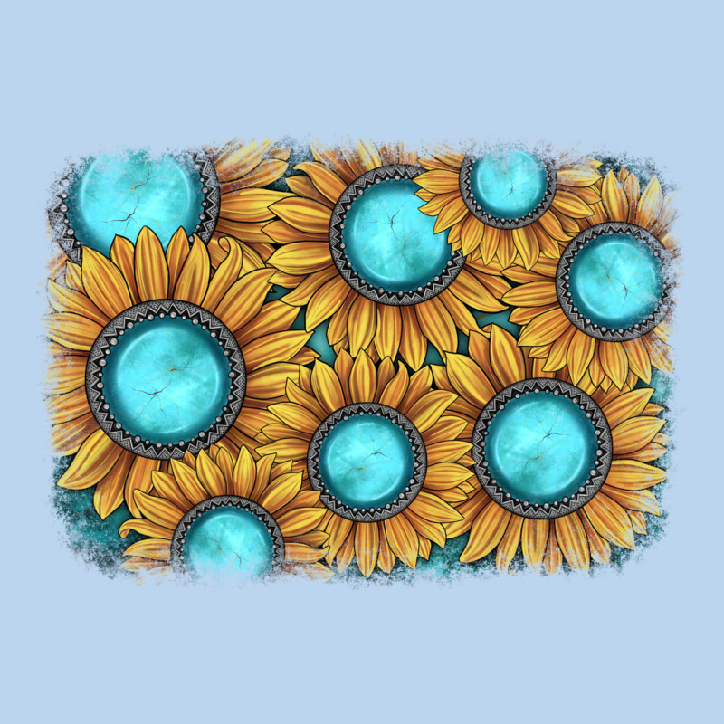 Sunflower Gemstone Background Classic Tee by JahusDesignShop | Teevron