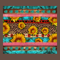 Western Sunflowers Turquoise Long Sleeve Tee | Teevron