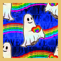 Pride Lgbtq Ghosts And Heart With Rainbow Seamless Premium Sweatshirt | Teevron