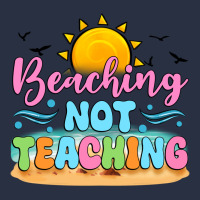 Beaching Not Teaching Black Back Heavyweight Sweatshirt | Teevron