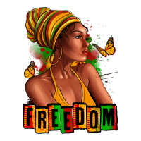 Juneteenth freedom afro woman | Teevron
