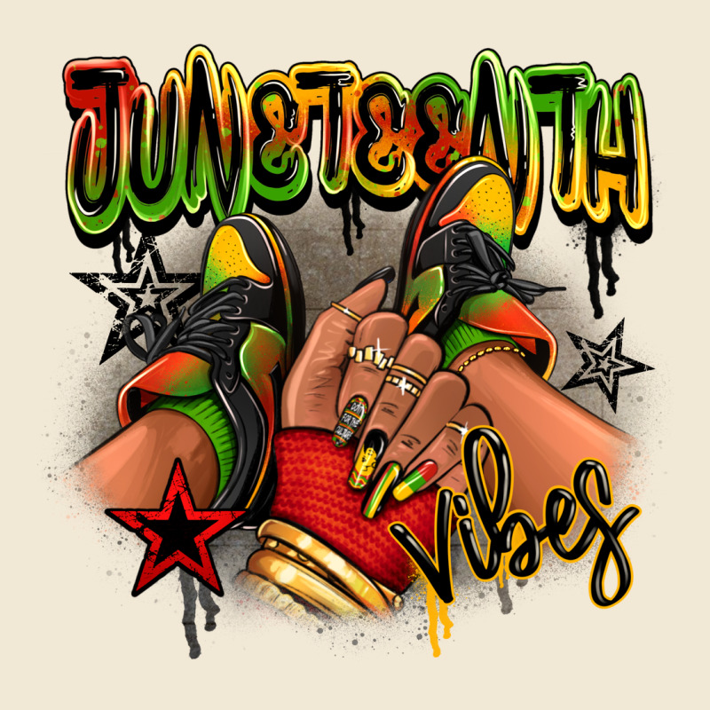 Juneteenth Vibes Black Girl Sneakers Premium Tee by RanaPortraitStore | Teevron