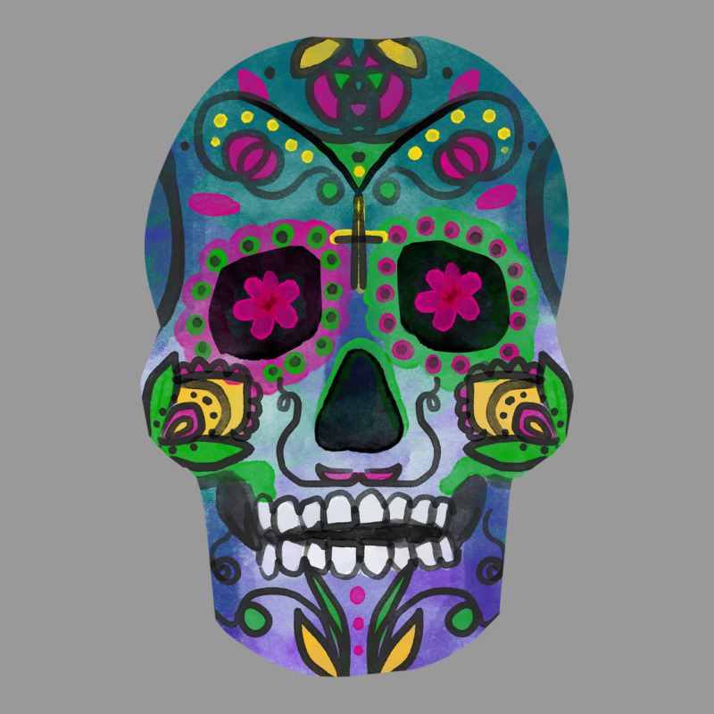 Sugar Skull Vintage Hoodie by FaDigitalArtStudio | Teevron