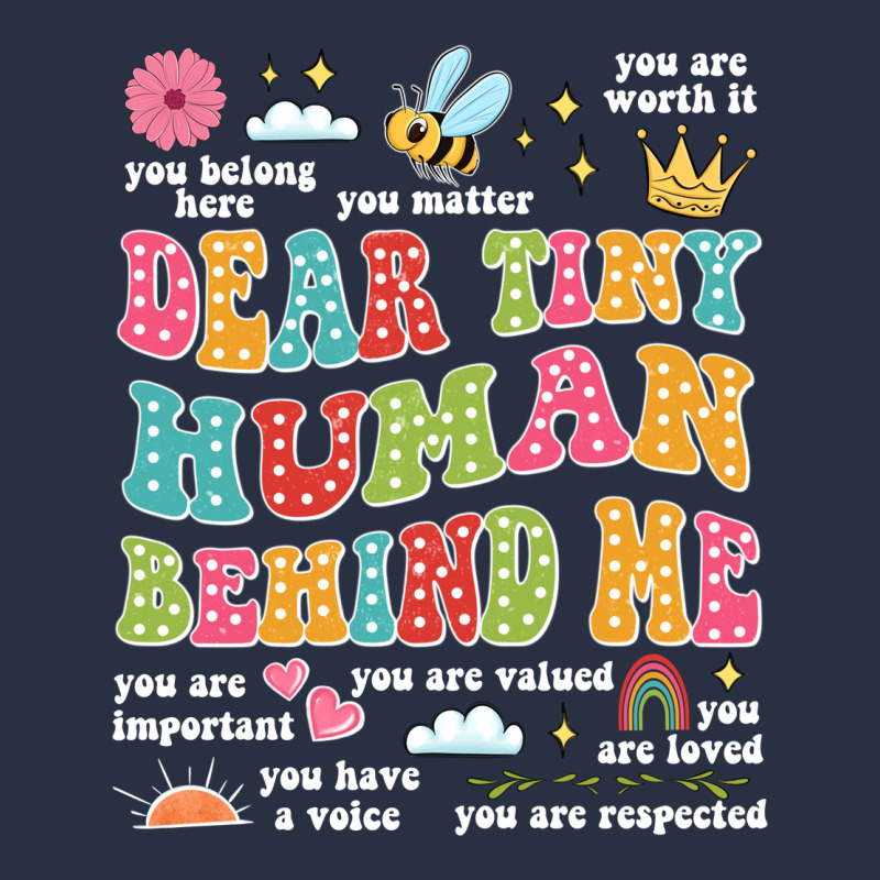 Customized Teacher Dear Tiny Human Behind Me Back Heavyweight Sweatshirt by JahusDesignShop | Teevron
