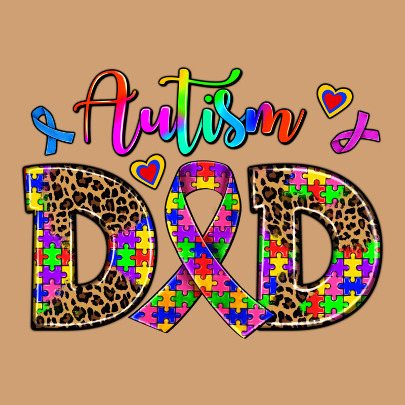 Rainbow Colors Autism Dad Vintage Tee by AdoDesignShop | Teevron