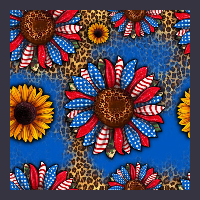 Usa Sunflowers Seamless Pattern Vintage Hoodie by HRA Design Shop | Teevron