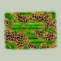Western Leopard Distressed Background Long Sleeve Tee | Teevron