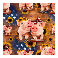 american pigs seamless pattern | Teevron