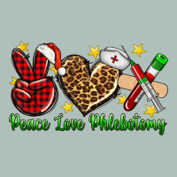 Peace Love Phlebotomy Christmas Heavyweight Hoodie | Teevron