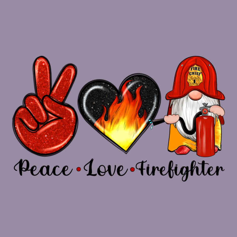 Peace Love Firefighter Classic Tee by Artiststas | Teevron