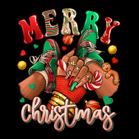 Merry Christmas Black Girl Sneakers Premium Tee | Teevron