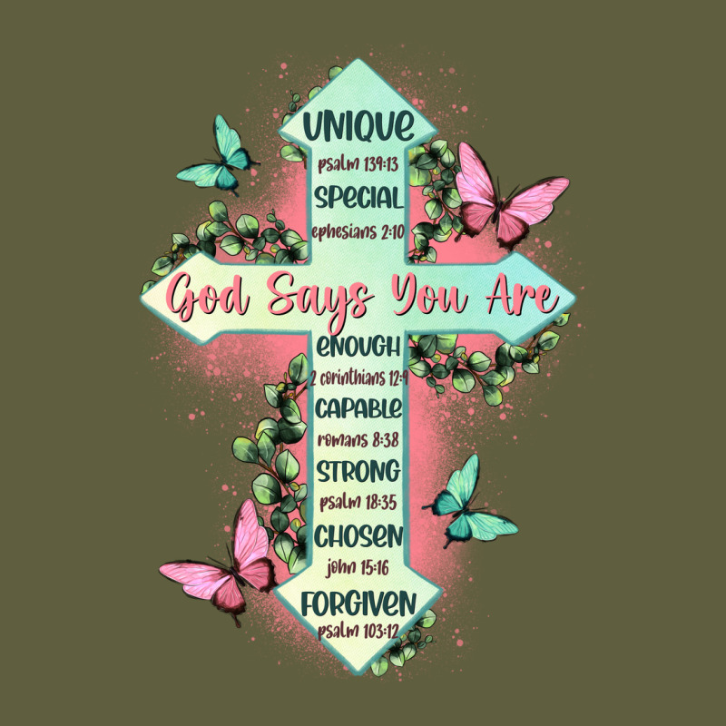 God Says You Are Cross Vintage Tee by JahusDesignShop | Teevron