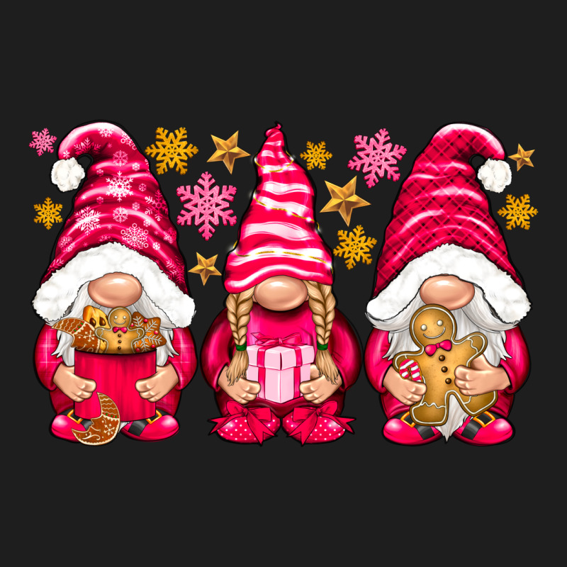 Pink Christmas Gnomes Heavyweight Hoodie by NancyCooperArtShop | Teevron