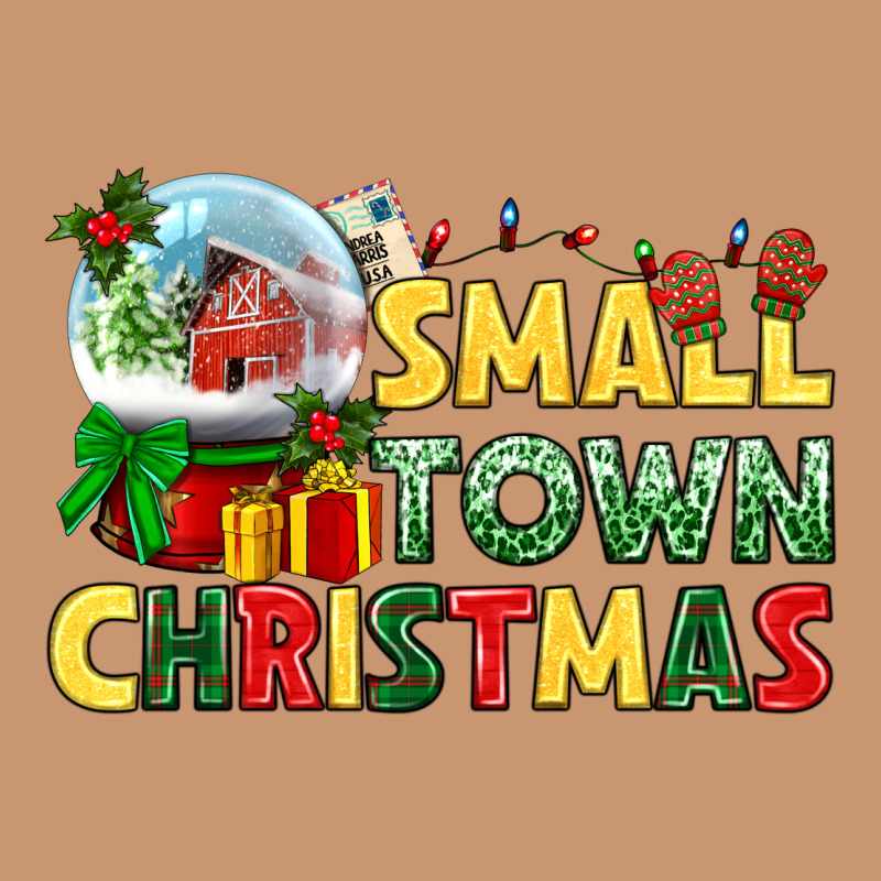 Small Town Christmas Heavyweight Hoodie by NancyCooperArtShop | Teevron