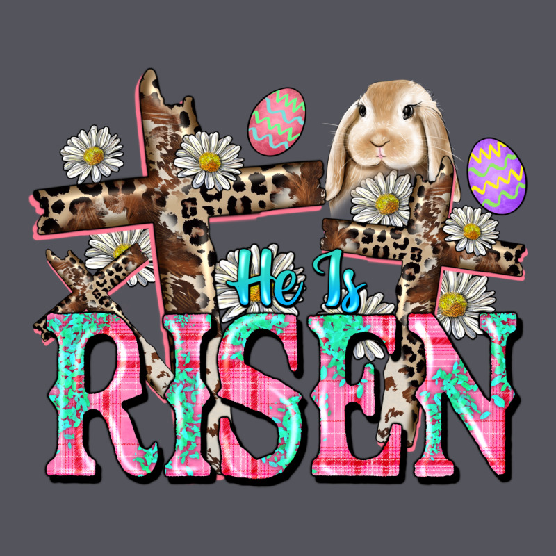 He Is Risen Easter Day Vintage Hoodie by CowGirlArtShop | Teevron