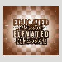 Educated Motivated Elevated Melanated Zipper Hoodie | Teevron