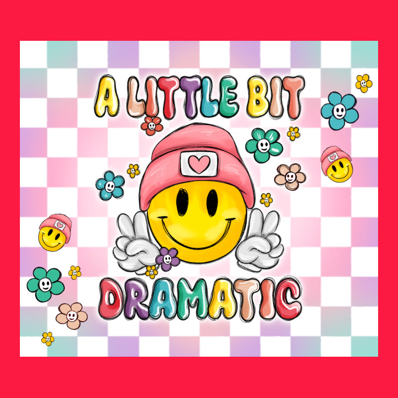 A Little Bit Dramatic Retro Zipper Hoodie by MaliasSmallBusiness | Teevron