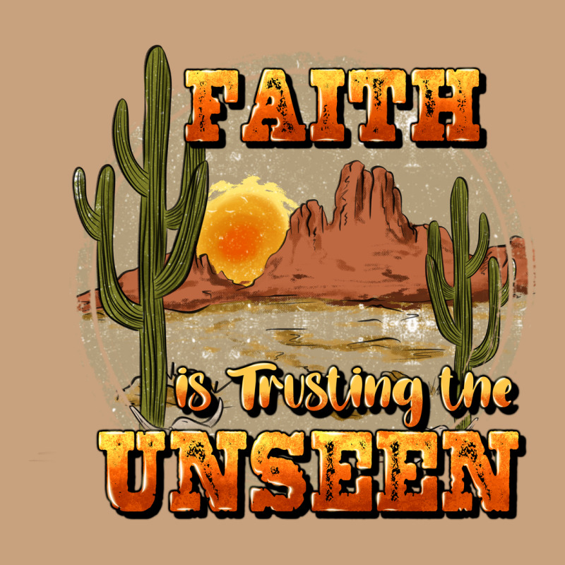 Faith Is Trusting The Unseen Vintage Tee by JahusDesignShop | Teevron
