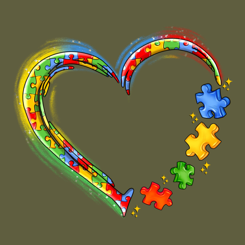 Autism Heart Vintage Tee by JahusDesignShop | Teevron