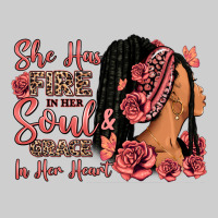 She Has Fire In Her Soul Afro Woman Premium Tee | Teevron