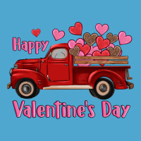 Happy Valentine's Day Truck Hearts Premium Hoodie | Teevron