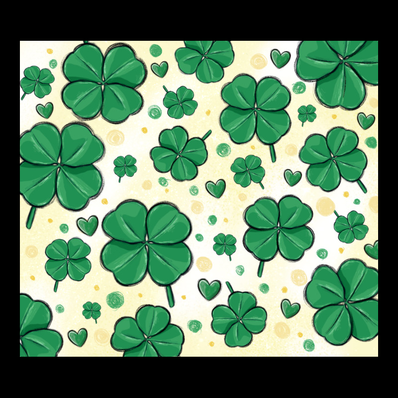 St Patrick Clover Zipper Hoodie by MaliasSmallBusiness | Teevron