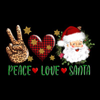 Peace Love Santa Ladies Tee | Teevron