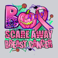 Halloween Boo With Cancer Ribbon Breast Cancer Sca Heavyweight Sweatshirt | Teevron